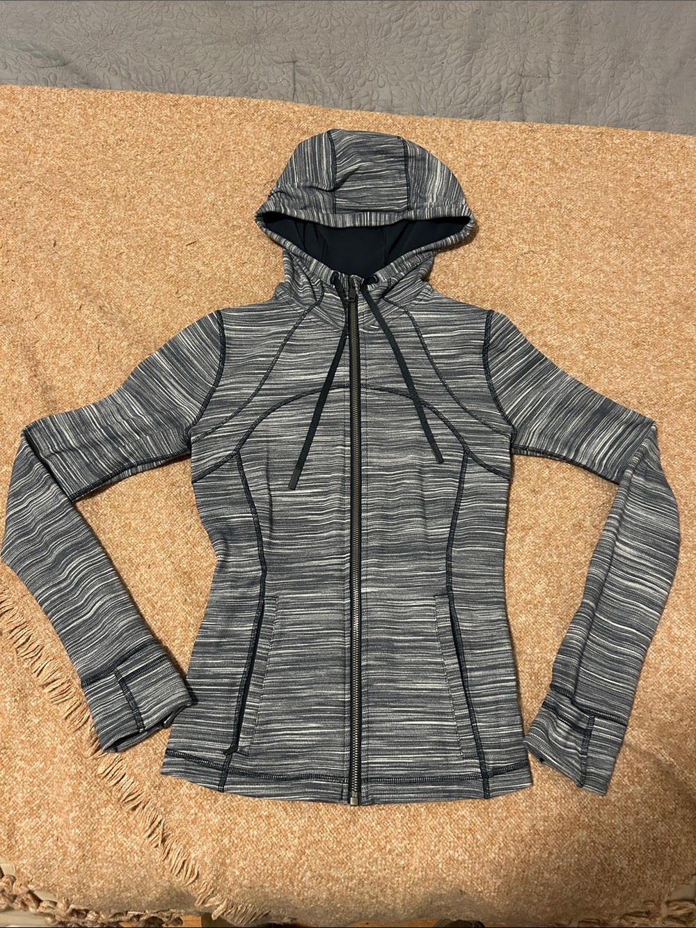 lululemon athletica Hooded Define Jacket - nulu Heathered Gray stripe